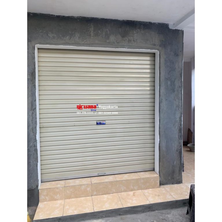 Instalasi Rolling Door One Sheet Polos Terbaik di Kricak, Tegalrejo, Yogyakarta
