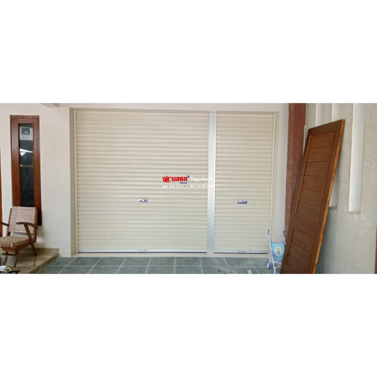 Instalasi Pintu Rolling Door One Sheet Polos di Jl Patangpuluhan, Wirobrajan, Yogyakarta.