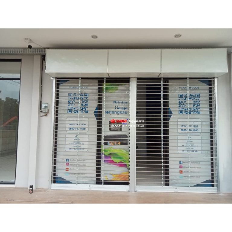 Instalasi Rolling Grille Stainless di Jl Dr. Ir Soekarno, Mulyorejo Surabaya Jawa Timur.